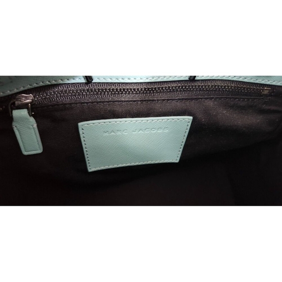 MARC JACOBS Saffiano Leather Backpack color Tiffany Blue main image 4